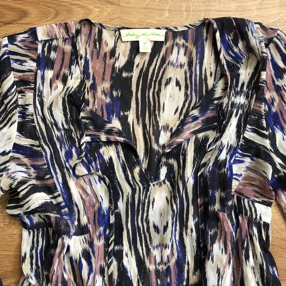 Anthropologie Staring at Stars Long Sleeve Blouse - Picture 3 of 5